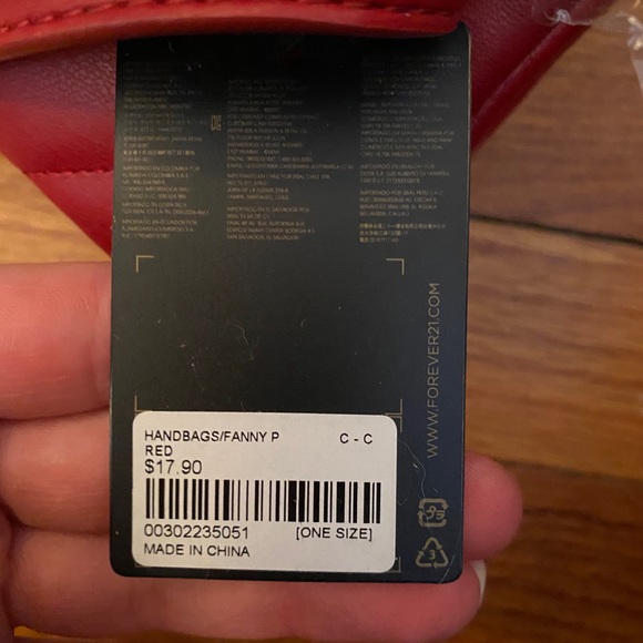 Forever21 Red Fanny Pack NWT - Picture 5 of 6
